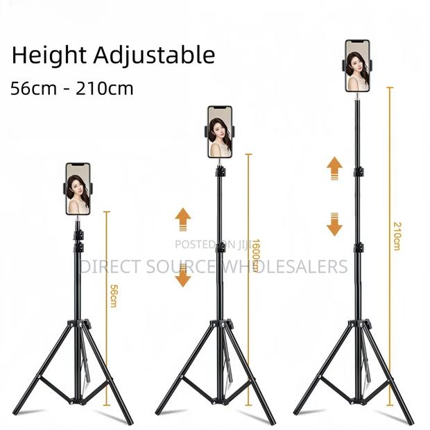 14-Inch Led Ring Light With Adjustable Tripod Stand - thumbnail 2