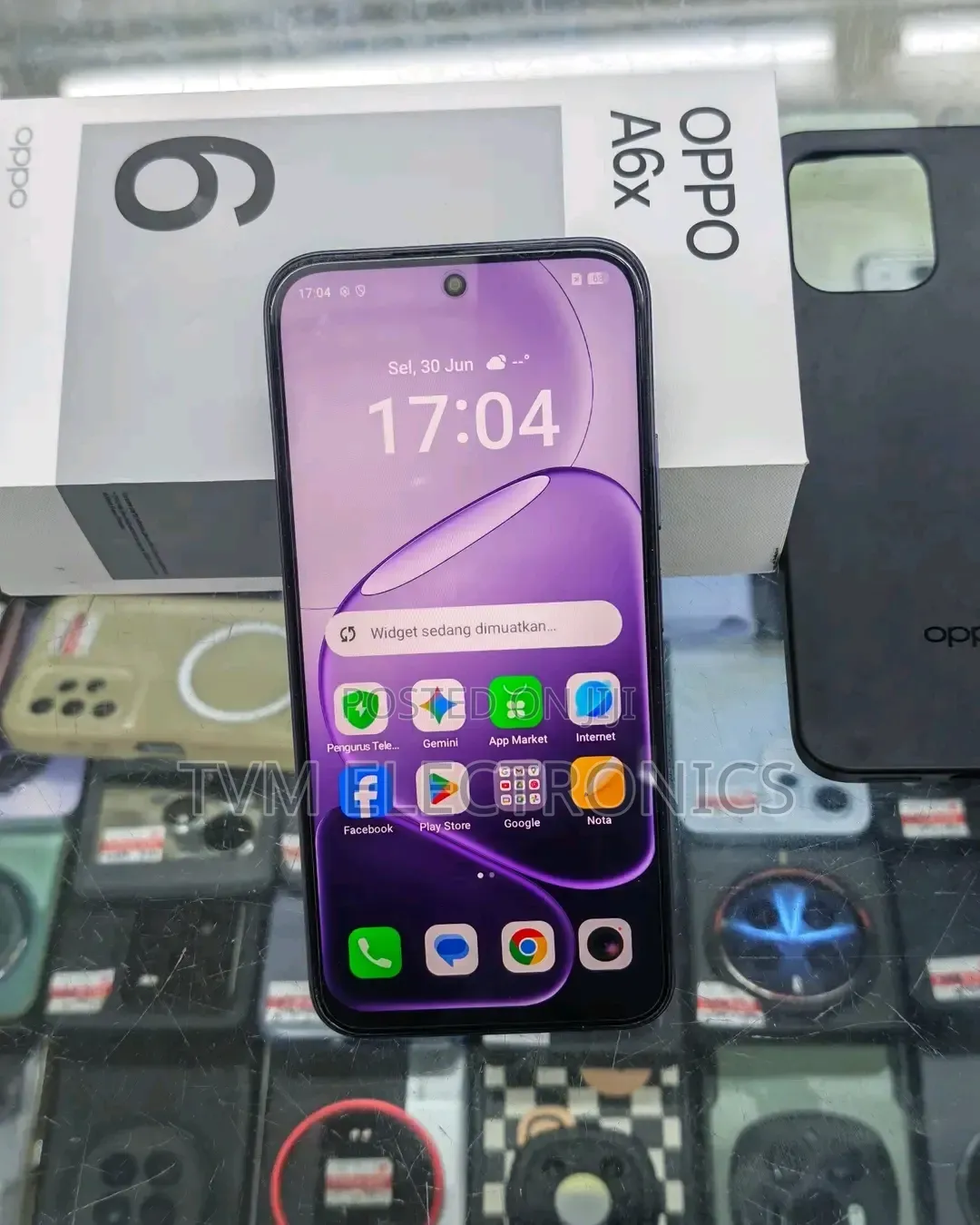 New Oppo A6x 64 GB Black