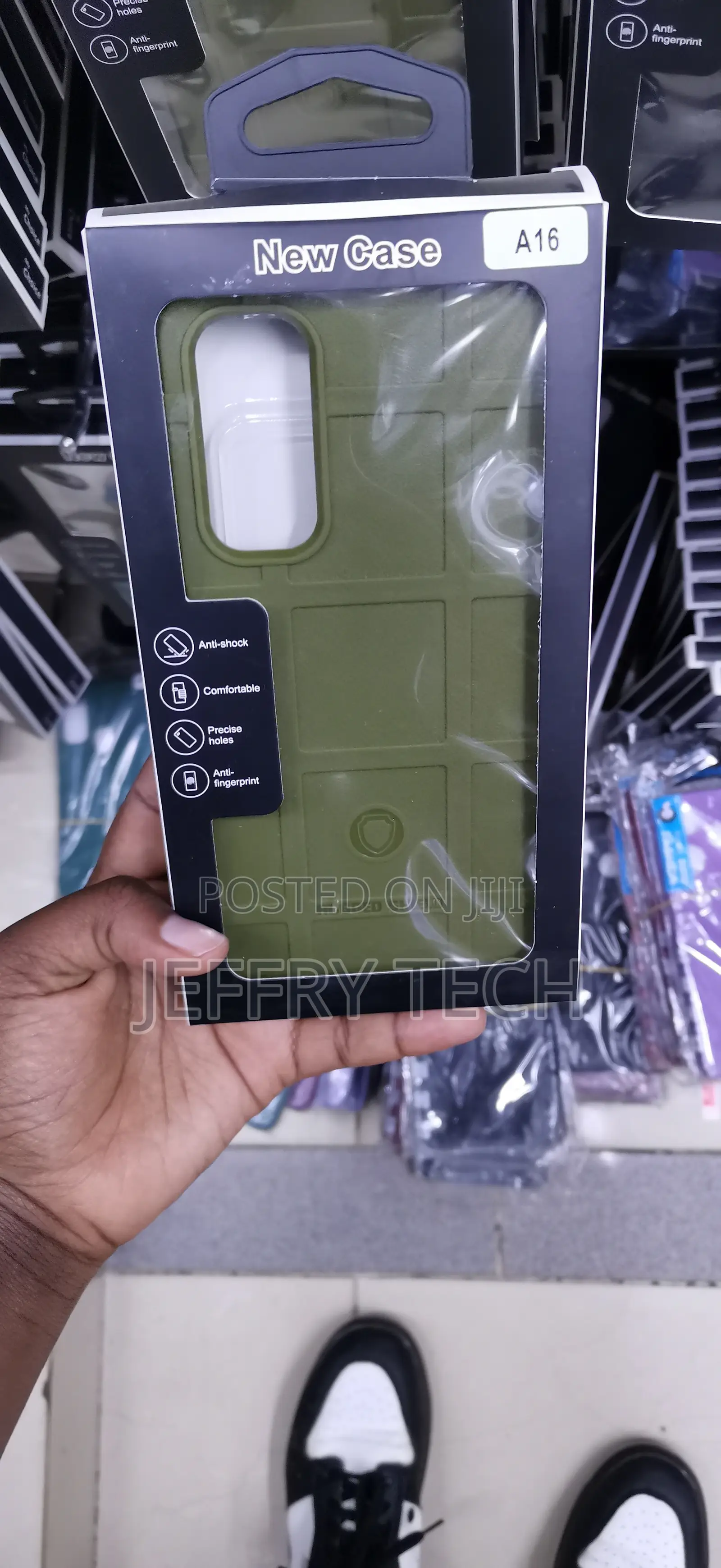 Samsung Galaxy A16 Rugged Shield Military-Style Phone Case,