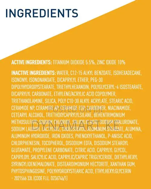 Cerave Hydrating Mineral Sunscreen SPF 30 Face Sheer Tint