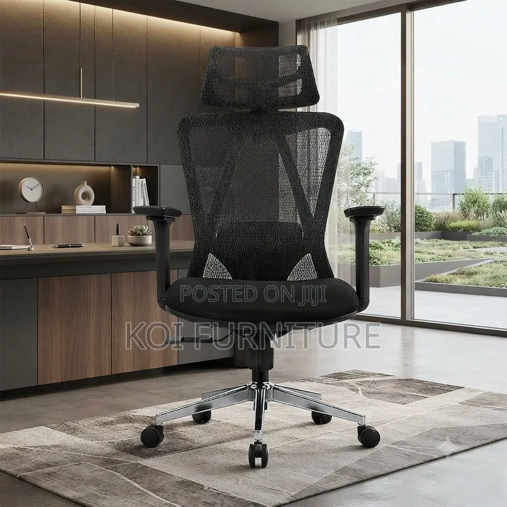 Office Chairs; Ergonomic Fabricated Office Adjustable Desk
