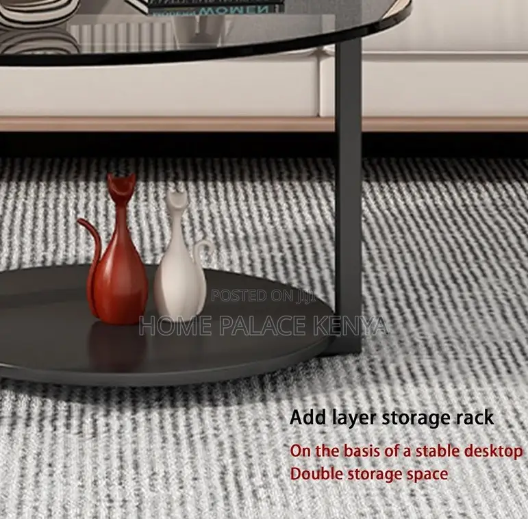 Coffee Table: Mid Century Tinted Glass Accent Table