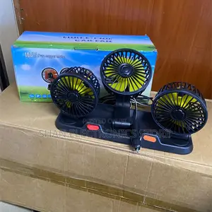 Triple-Head Design 888 Universal Dashboard Cooling Fan for All Cars