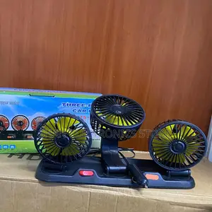 Universal 5v 12v 24v Car Cooling Fan 360° Adjustable Electric Fan