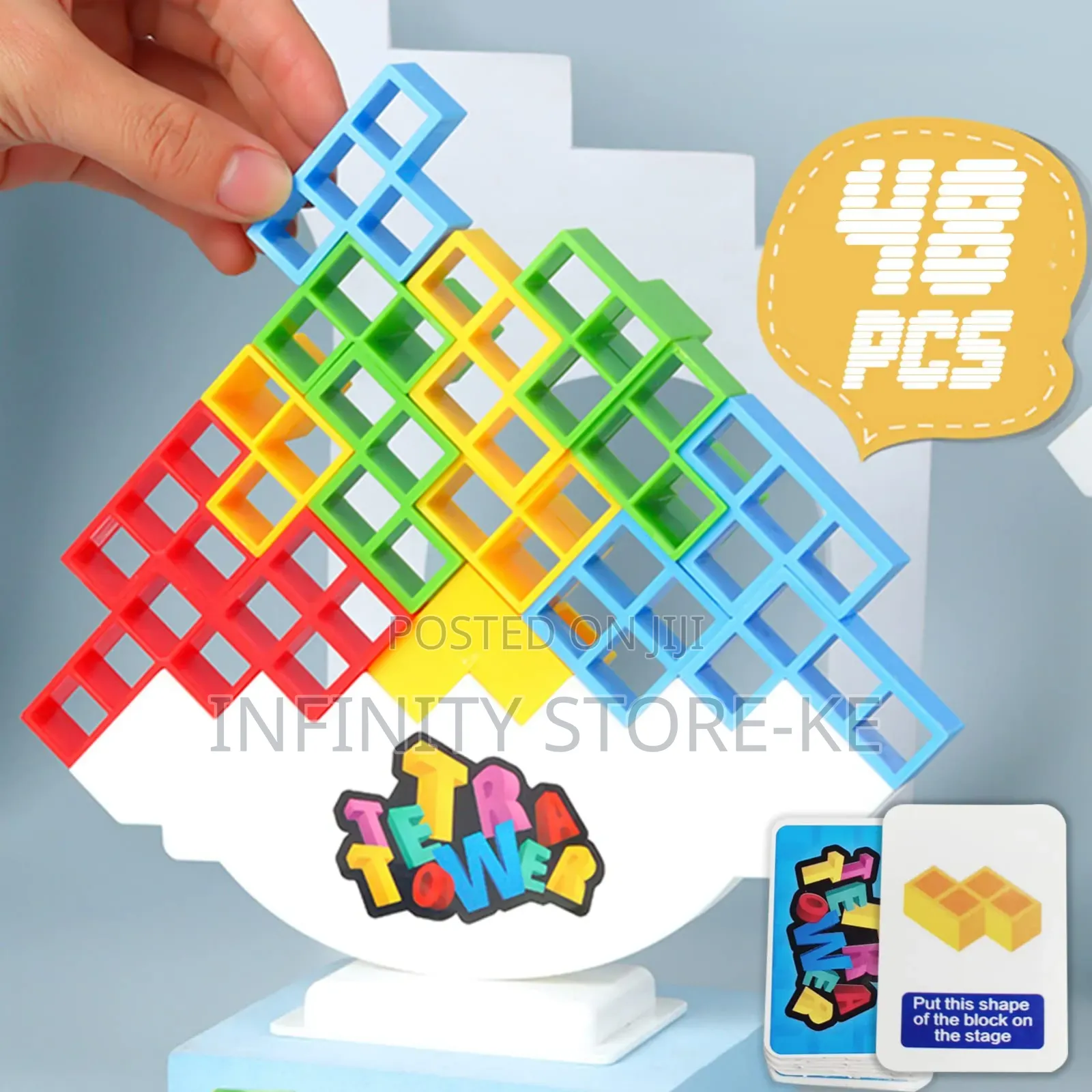 48 Pcs Kids Fun Staking Tetris Game