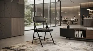 Office Chairs; Mid Back Black Office Smooth Meeting School Chairs