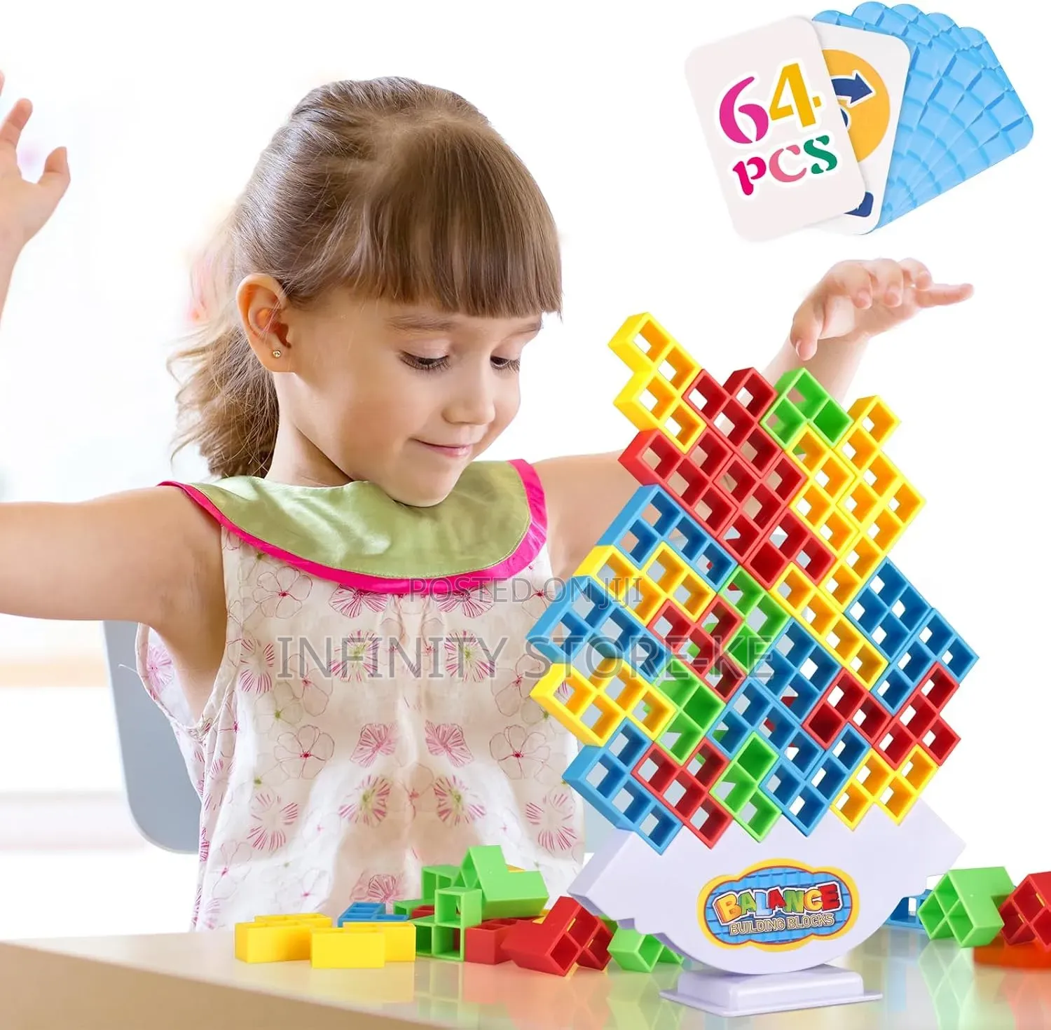64 PCS Balance Challenge Staking Game-Tetris Game