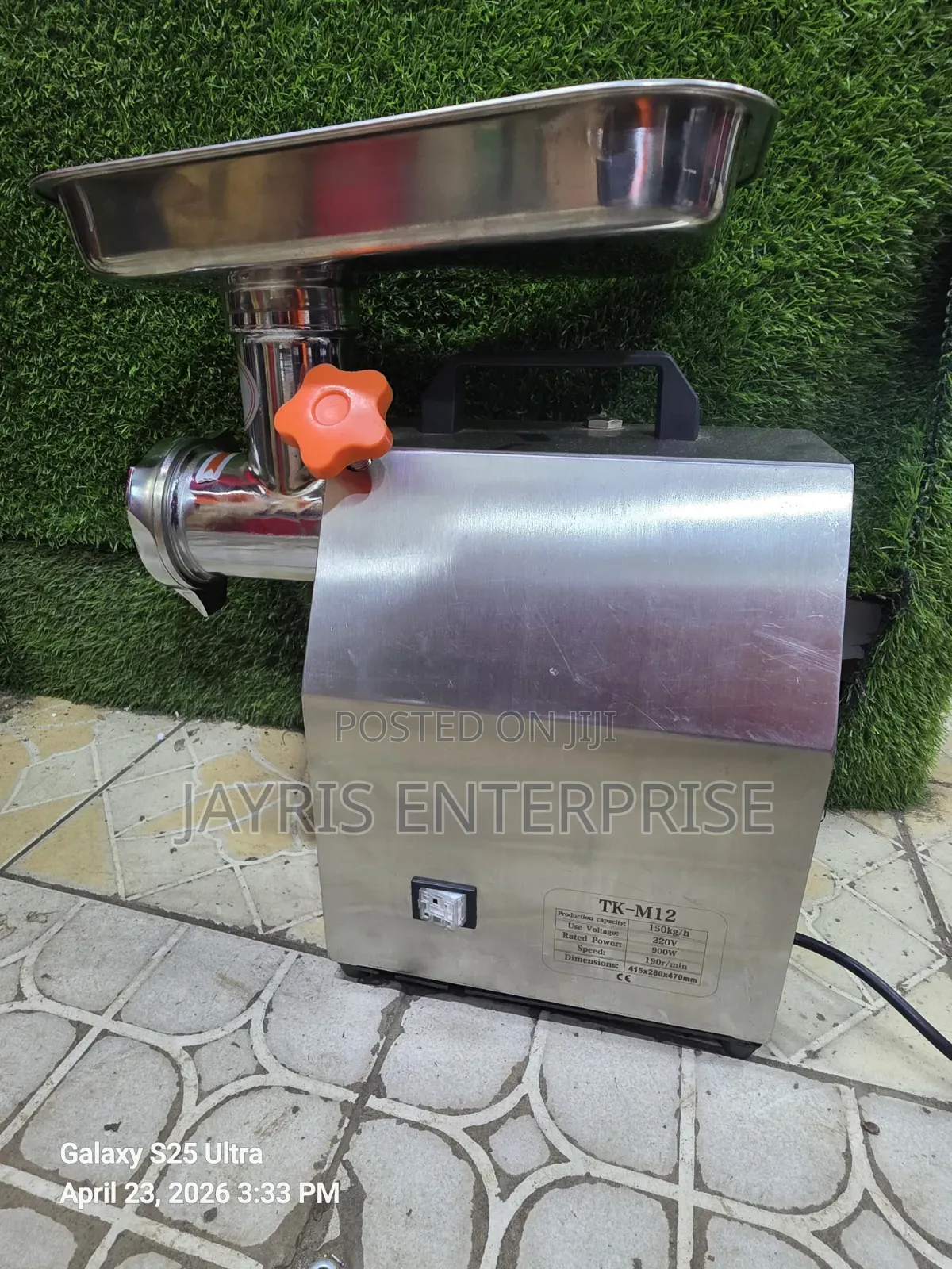 Electric Meat Mincer No 8
