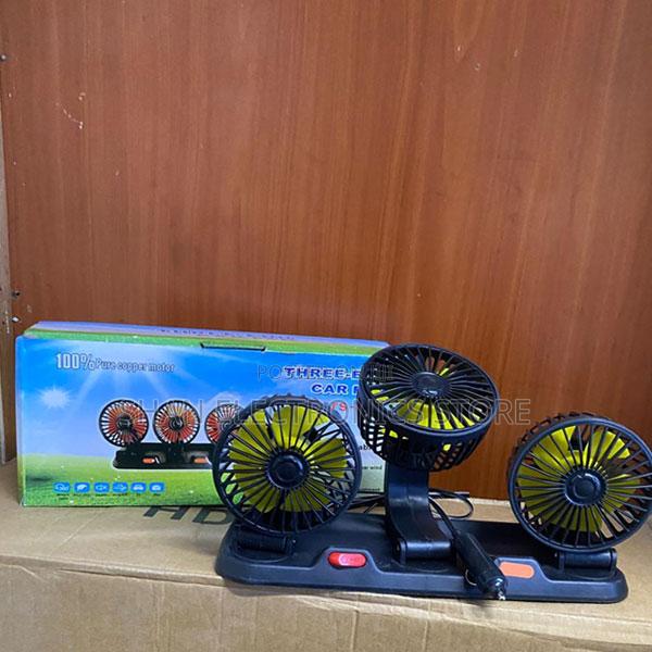 360° Adjustable Triple Car Fan 888 Universal Dashboard Cooling Fan