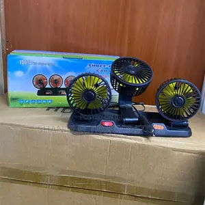 360° Adjustable Triple Car Fan 888 Universal Dashboard Cooling Fan