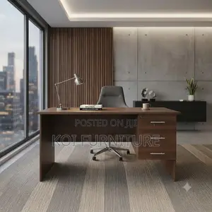 Office Desk; 1.2 Meter Home Office Brownish Computer Desk