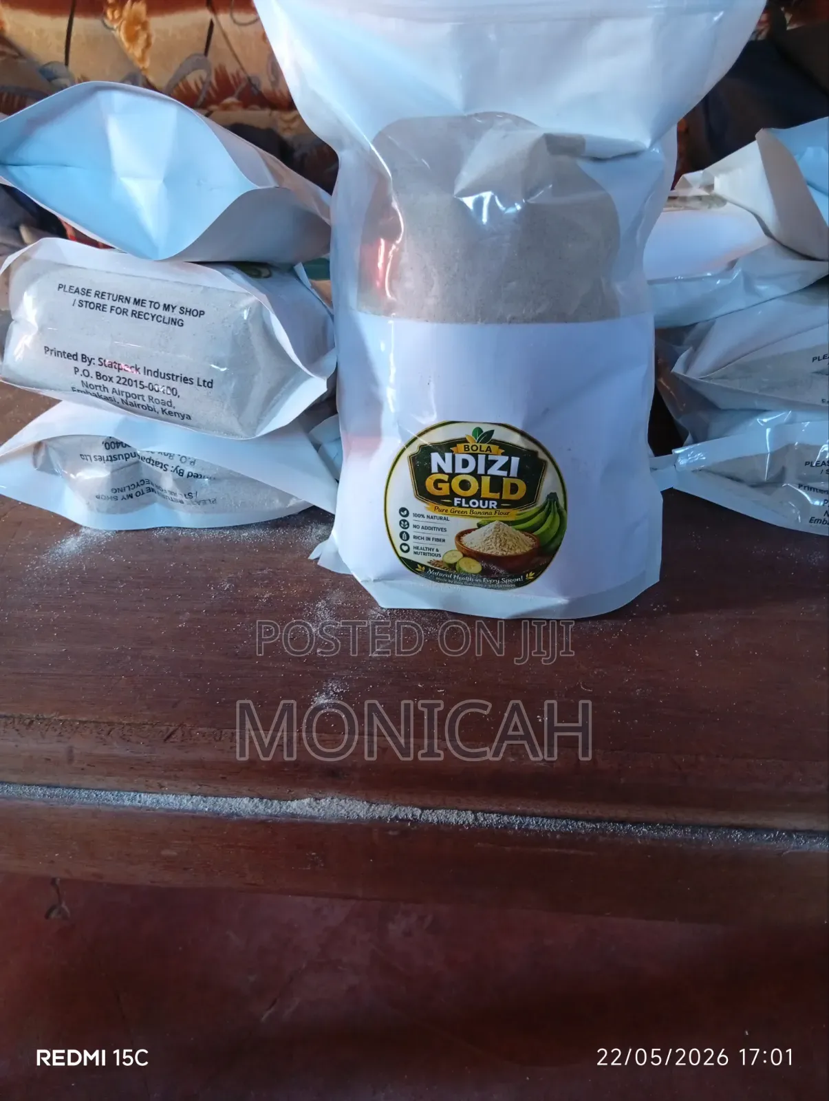Ndizi Gold Flour Made by Bola Company
