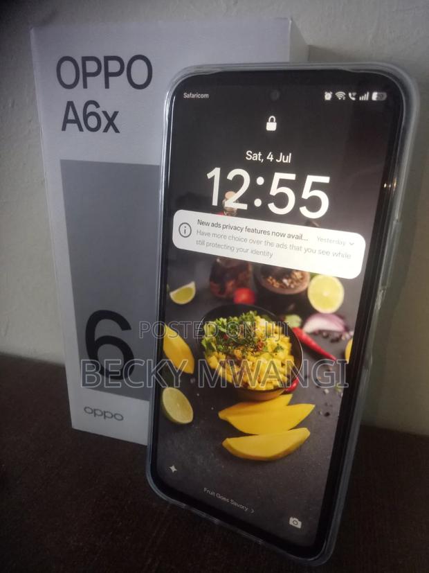 New Oppo A6x 64 GB Blue - thumbnail 3