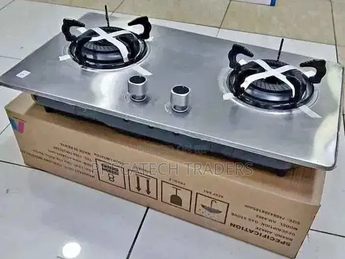 Amaze 2 Burner Stainless Steel Gas Hob Cooker