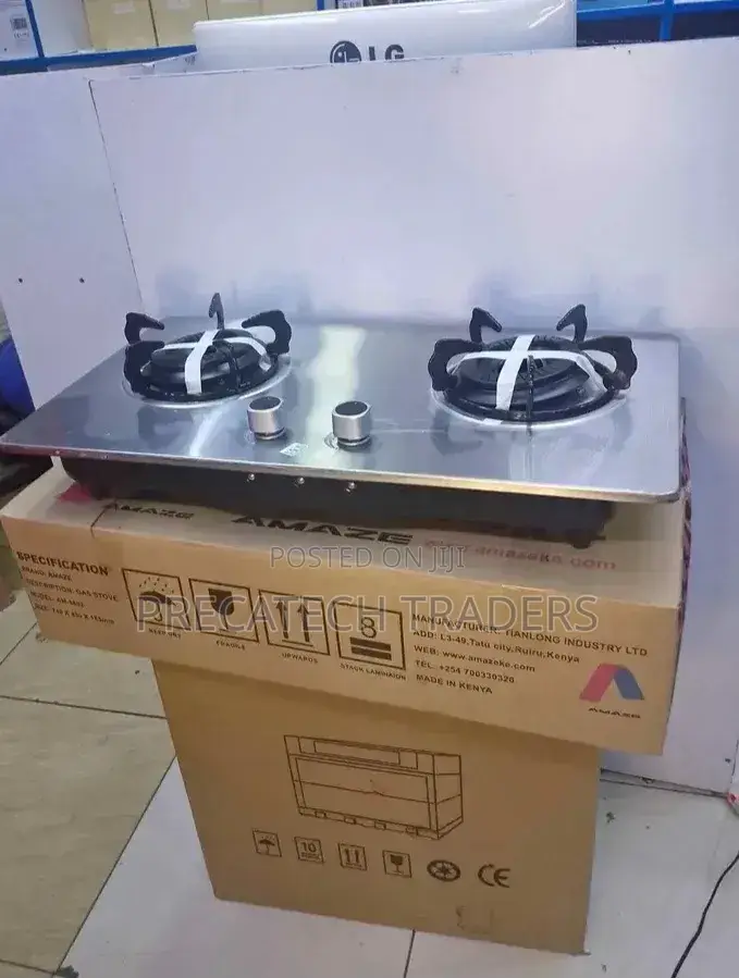 New Built-in 2 Burner Gas Hob – Stainless Steel