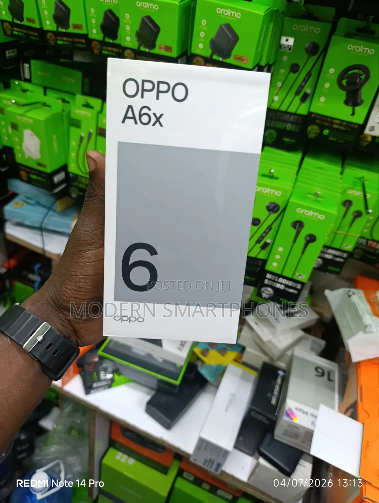New Oppo A6x 64 GB Black