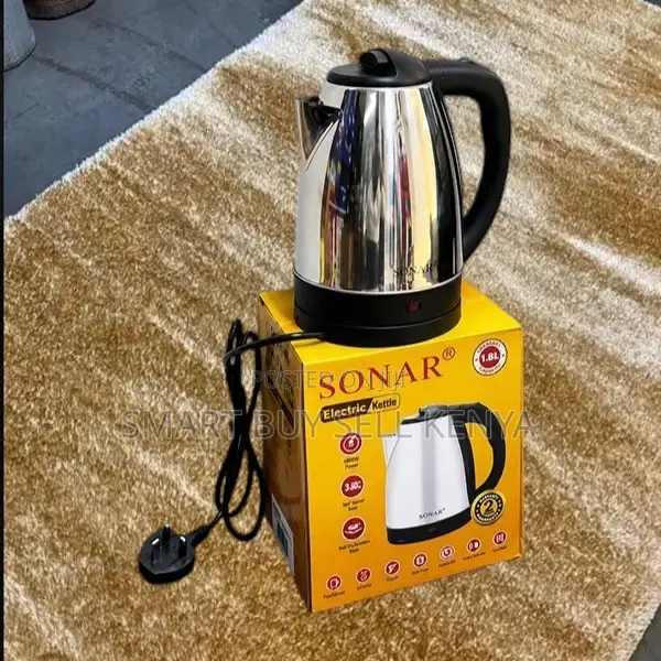Hygienic Fast Boiling 1500 Watts Power Stainless Steel Electric Kettle