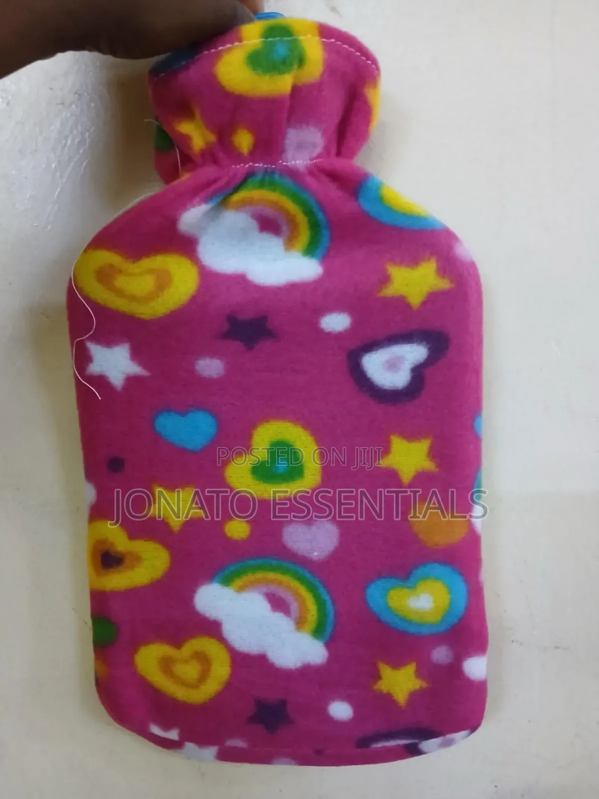 Hot Water Bottle With Soft Fleece Cover - 2l Capacity for Pain Relief