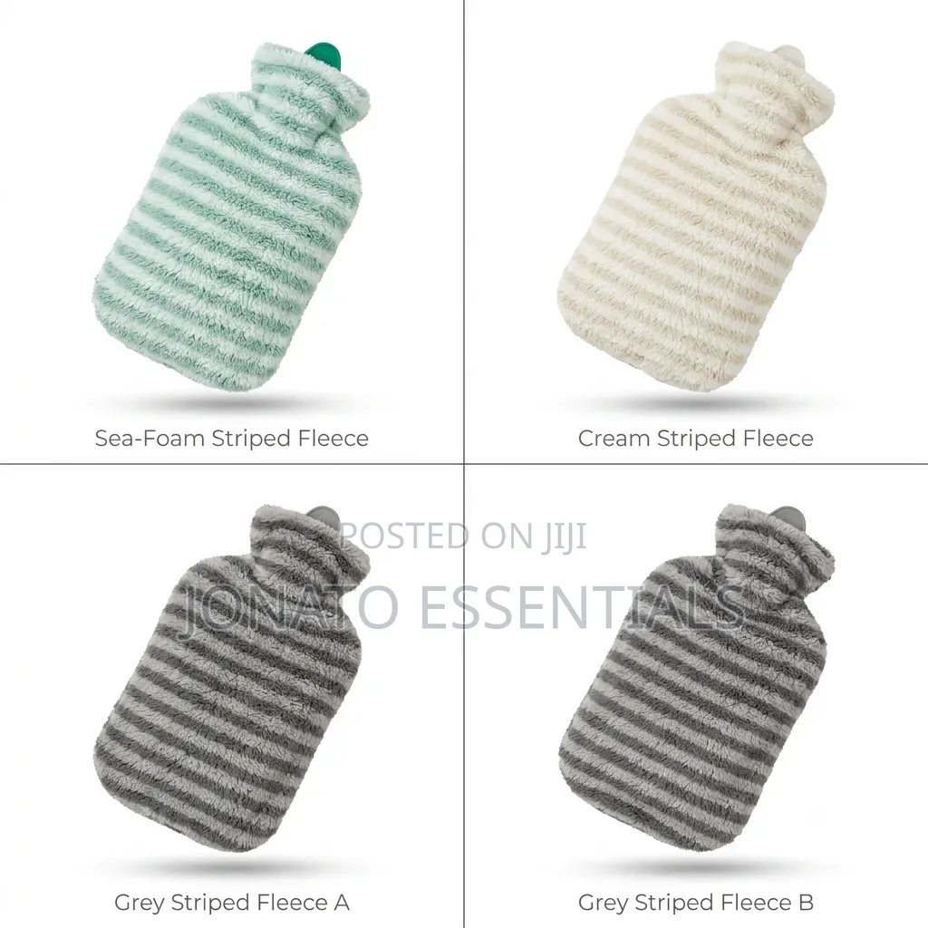 Hot Water Bottle With Soft Faux Fur Plush Cover – 2l Capacity