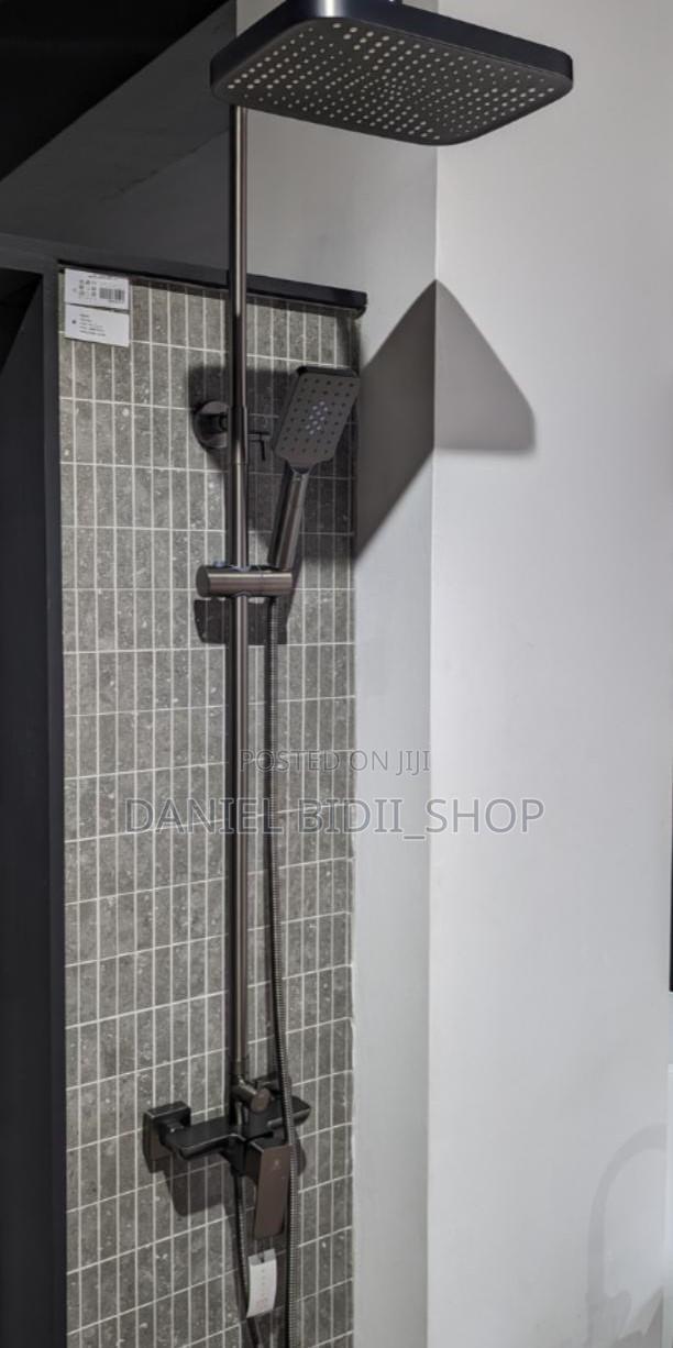 Modern Exposed Rainfall Shower - main view