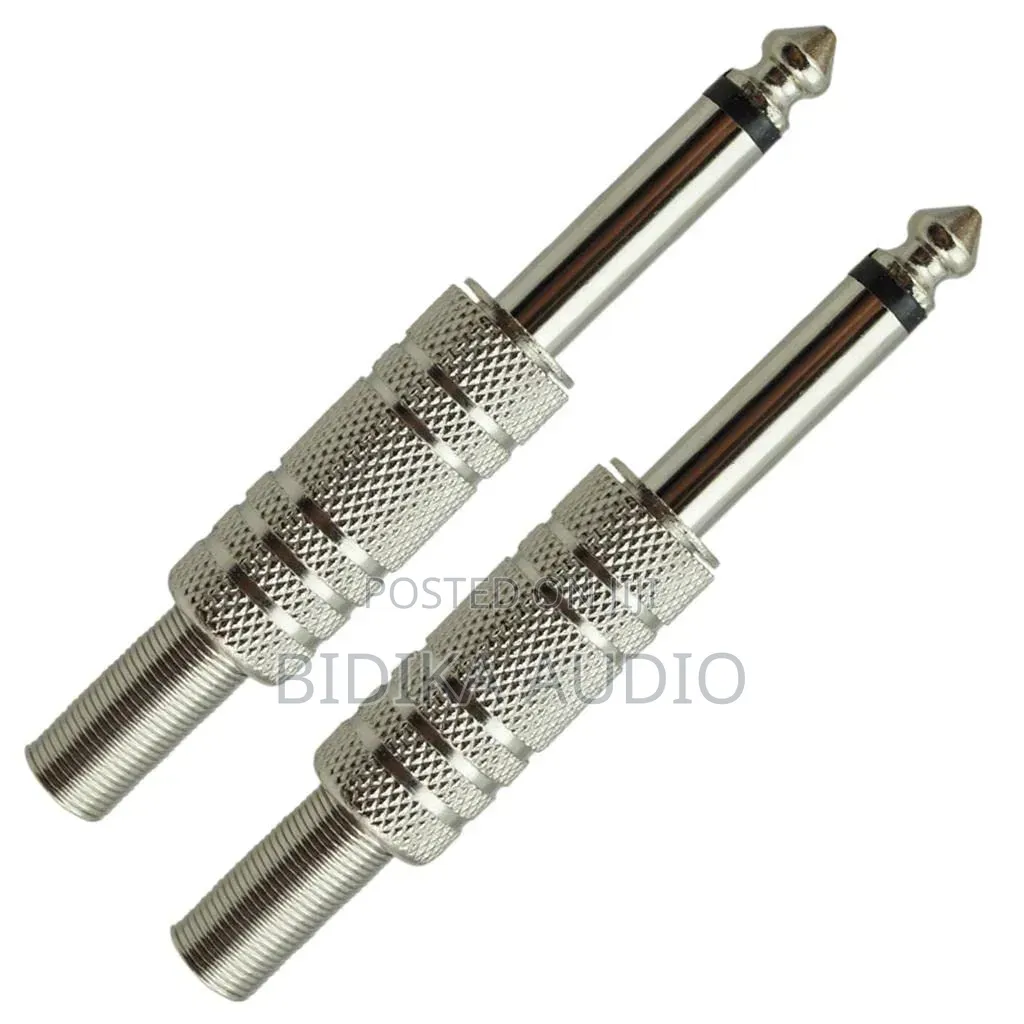 6.35mm Audio Mono Connector 2pcs