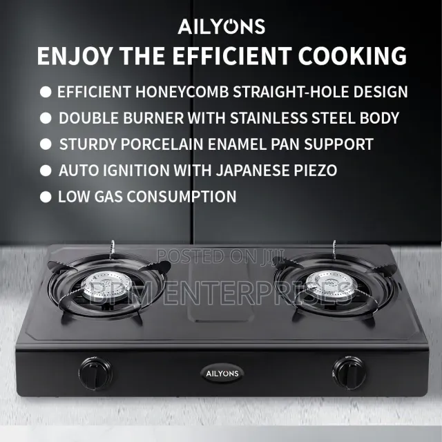 Ailyons Aluminum Table Top Cooker 2 Burners