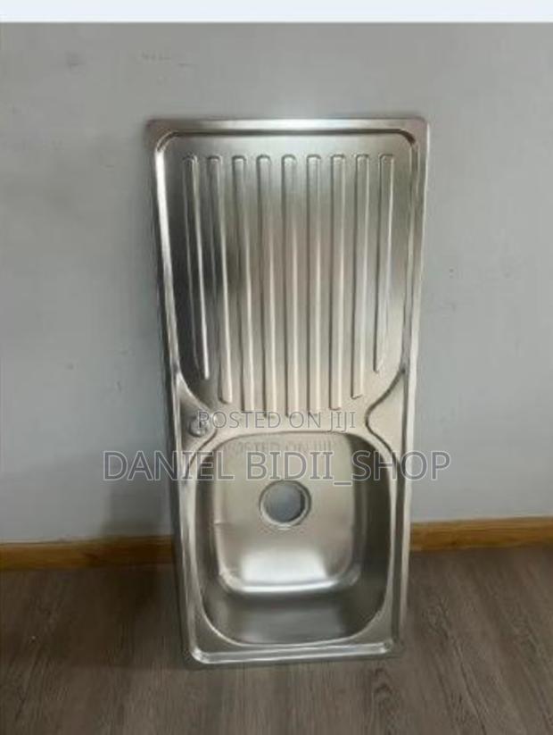 Kitchen Stainless Sink Single Bowl Single Drain