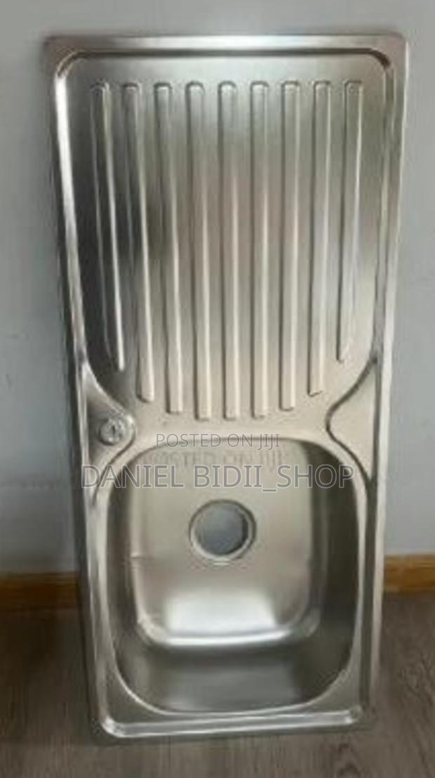 Kitchen Stainless Sink Single Bowl Single Drain - thumbnail 2