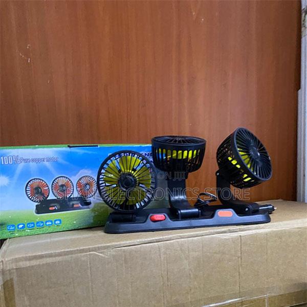 Wide-Angle Universal Dashboard5v 12v24vcar Cooling Fan 360° Adjustable - thumbnail 2