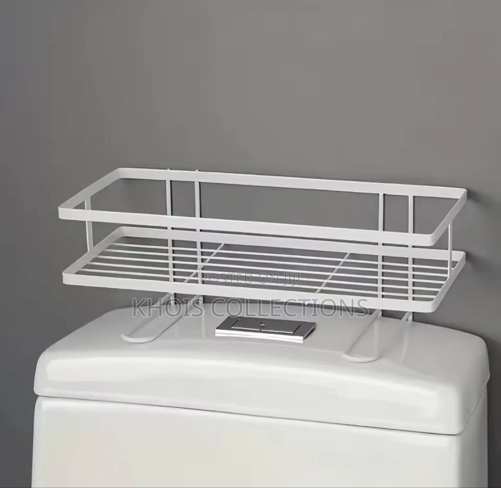 Metallic Over the Toilet Rack