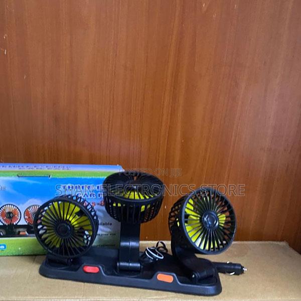 Two-Way Rotation Triple Car Fan 888 Universal Dashboard Cooling Fan