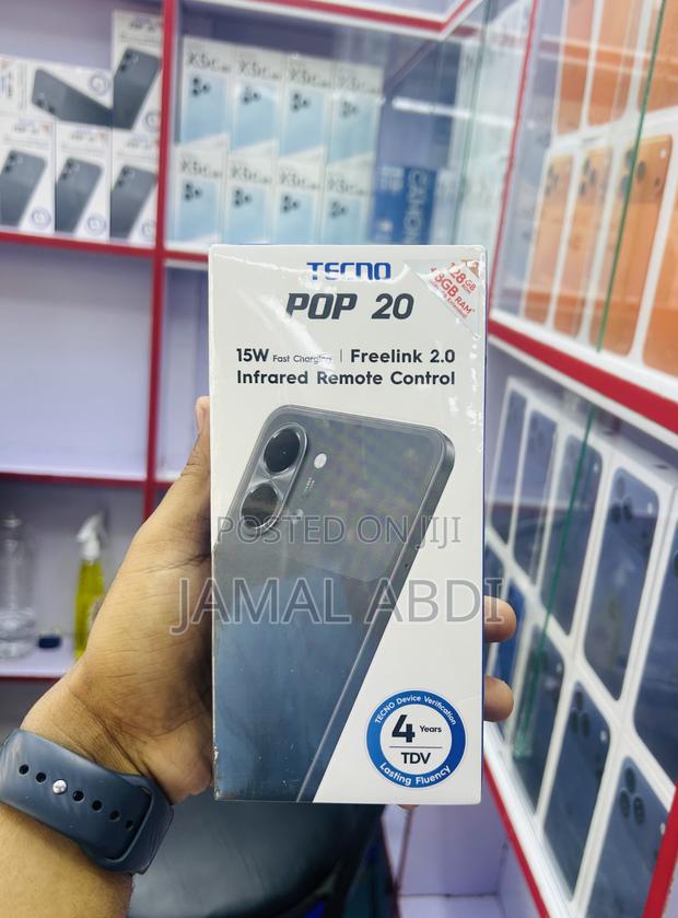 New Tecno Pop 20 128 GB Black - thumbnail 3