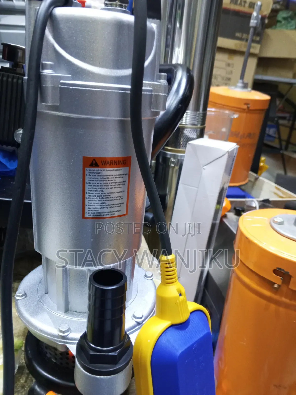 Potential Water Pump With Float Switch