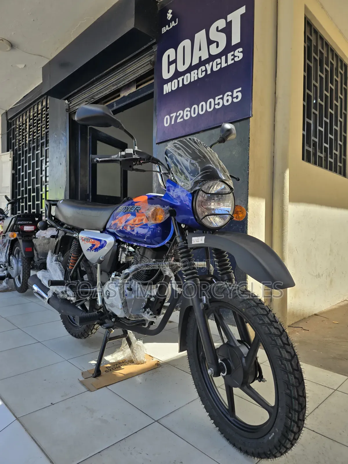 New Bajaj Boxer 2026 Blue