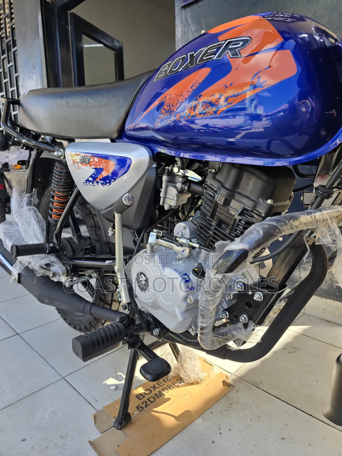 New Bajaj Boxer 2026 Blue