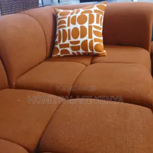 Home Sofa; Terracotta Bubble Sofa With Throw Pillows