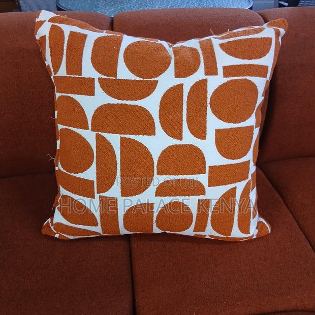 Home Sofa; Terracotta Bubble Sofa With Throw Pillows - thumbnail 14