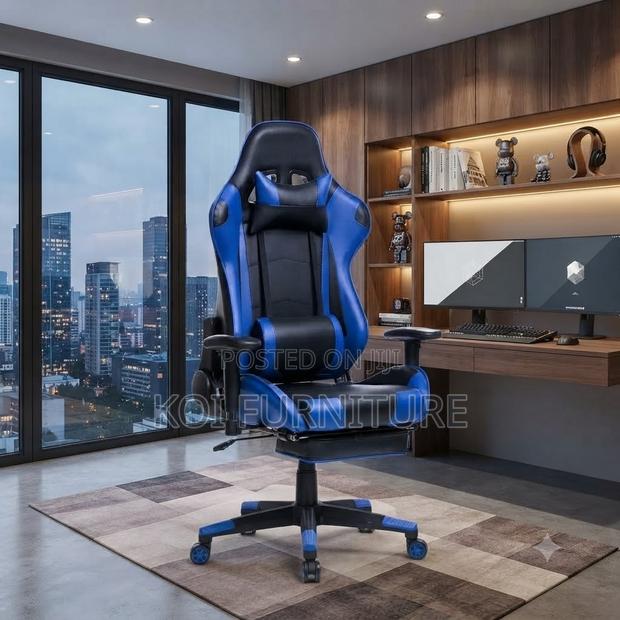 Office Chairs; Leather Prestige Home Studio Gaming Chairs - thumbnail 5