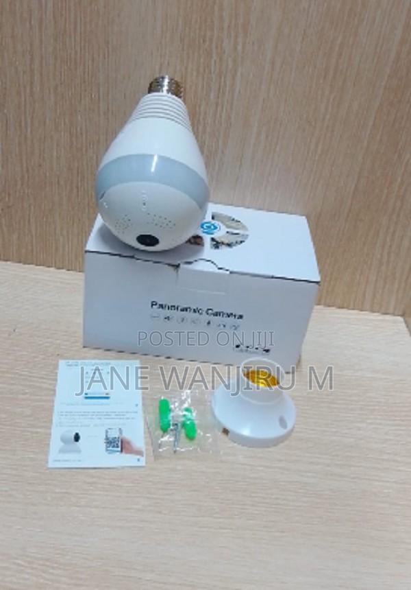 Premium V380 360° Bulb CCTV Camera With Two-Way Audio