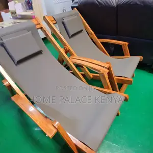 Lounge Chair: Foldable Wooden Recliner Deck Chair