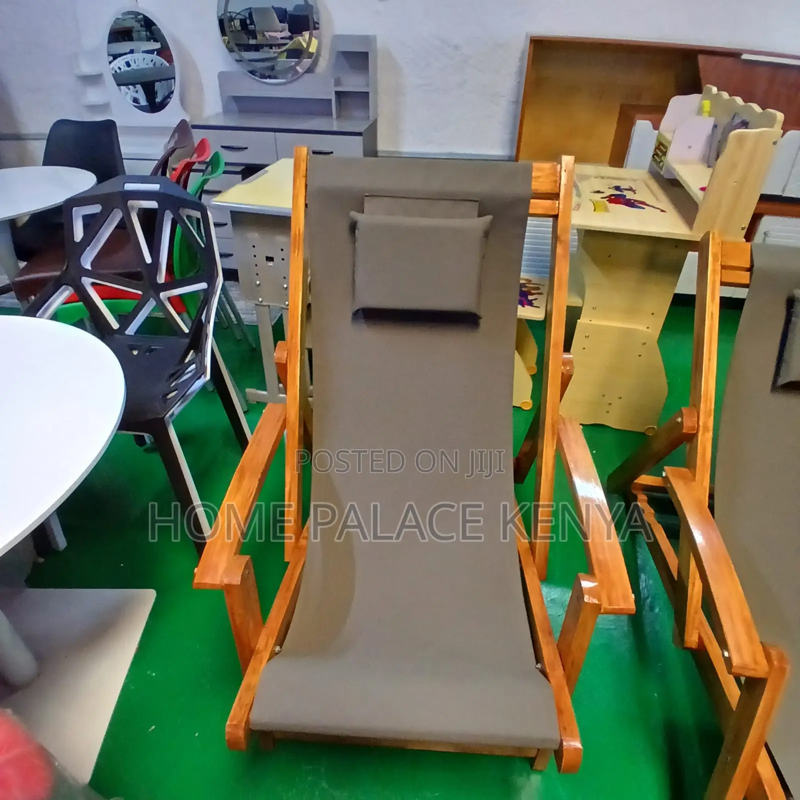 Lounge Chair: Foldable Wooden Recliner Deck Chair