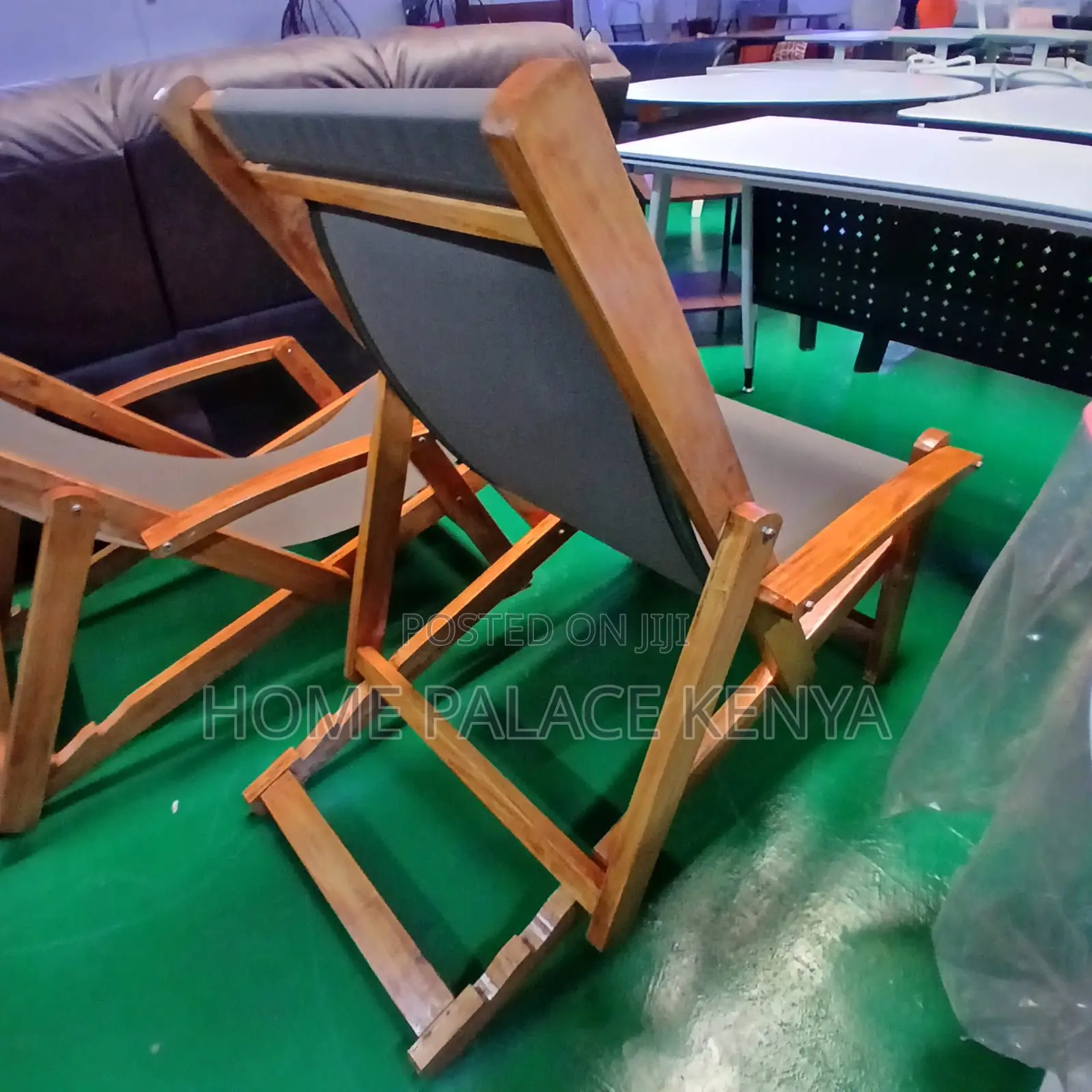 Lounge Chair: Foldable Wooden Recliner Deck Chair