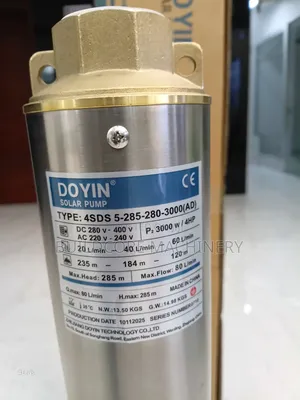 4hp 3000watts Doyin Hybrid Submersible Water Pump (285m Head)