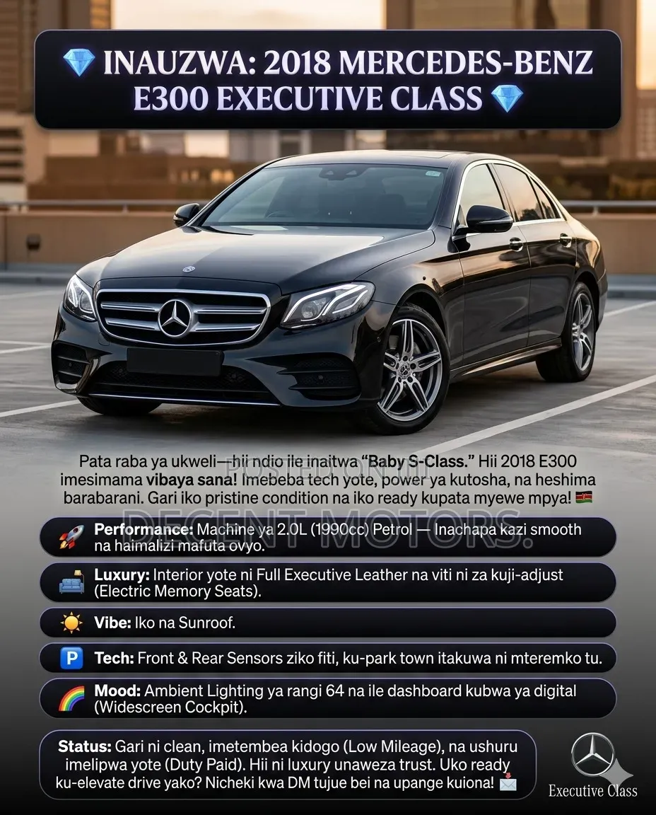 Mercedes-Benz E300 2018 Gray