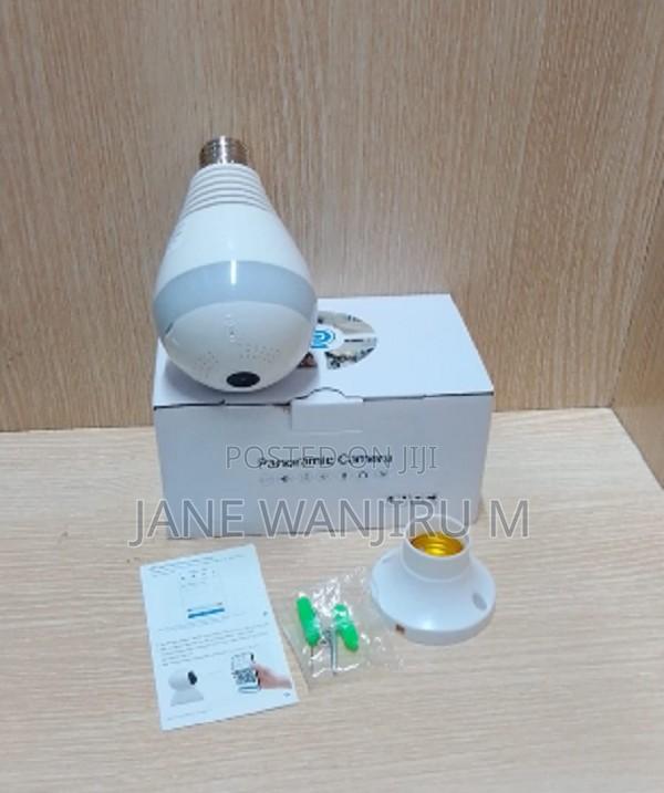 V380 360° Hidden Security Bulb Camera – Motion Alert Night Vision