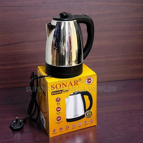 Efficient 360° Rotational Base Stainless Steel Electric Kettle - thumbnail 2