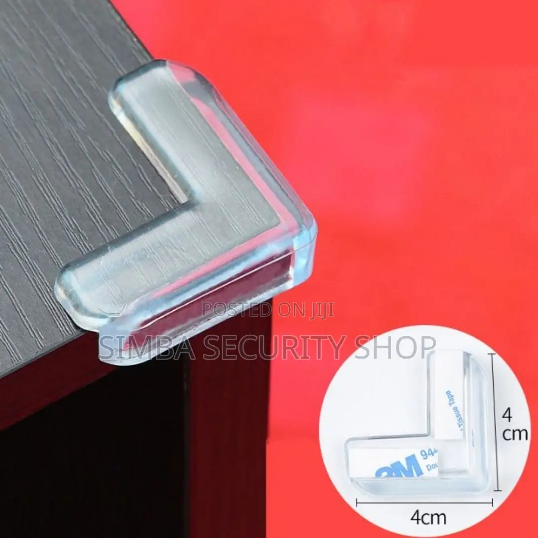 8 Piece Set L-Shape Collision Corner Guards 2 Sided Drawer Baby Safety