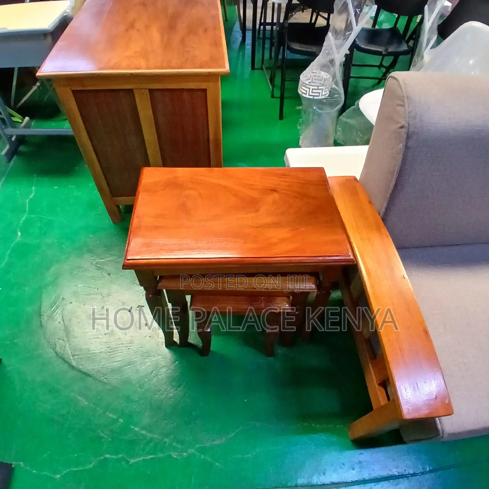 Coffee Stools: Rectangular Stackable Multi Tier Stool Set