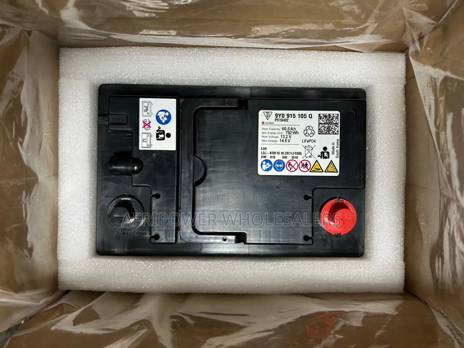 Genuine Porsche Lithium-Ion Car Battery Lightweight Maintenance-Free