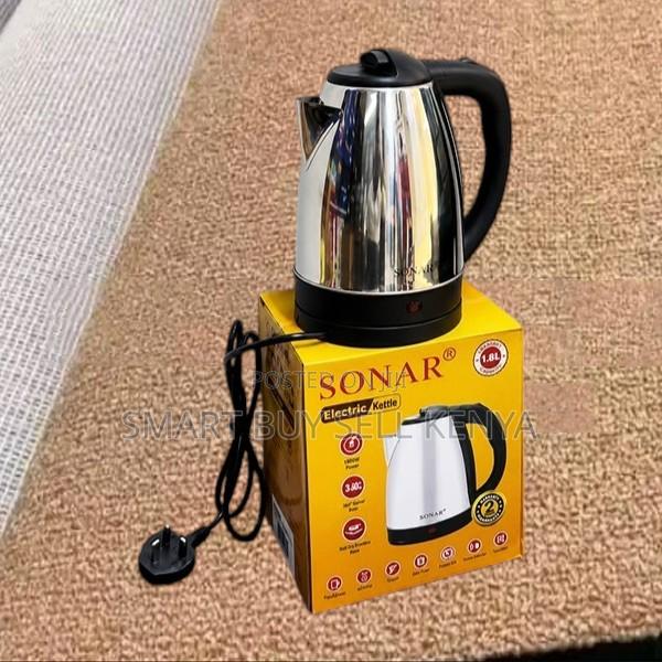 Safe 360° Rotational Base Stainless Steel Electric Kettle